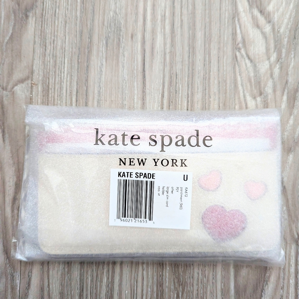 NWT Kate Spade NY Hearty Clutch Cardholder - Picture 4 of 4